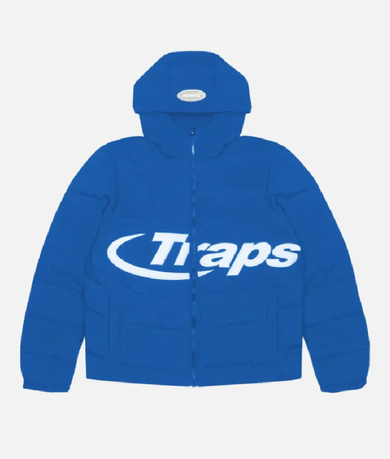 Trapstar Hyperdrive Hooded Jacket Blue