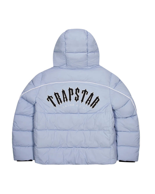 Trapstar Irongate Arch Pipping Puffer Ice Blue
