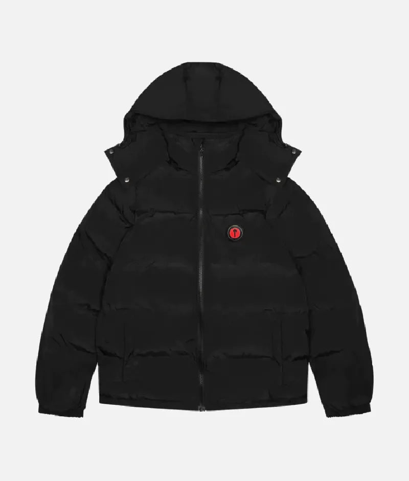 Trapstar Irongate Coat with Removable Hood, Black