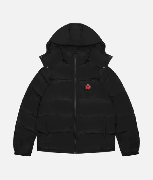 Trapstar Irongate Coat with Removable Hood, Black